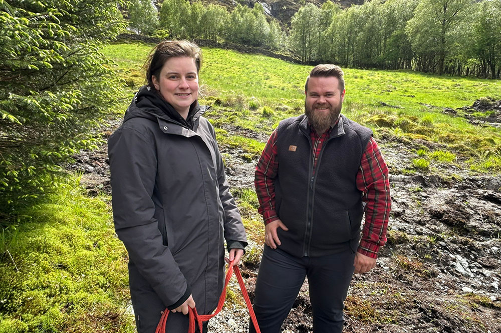 Vilde and Leif Erik restored an old house