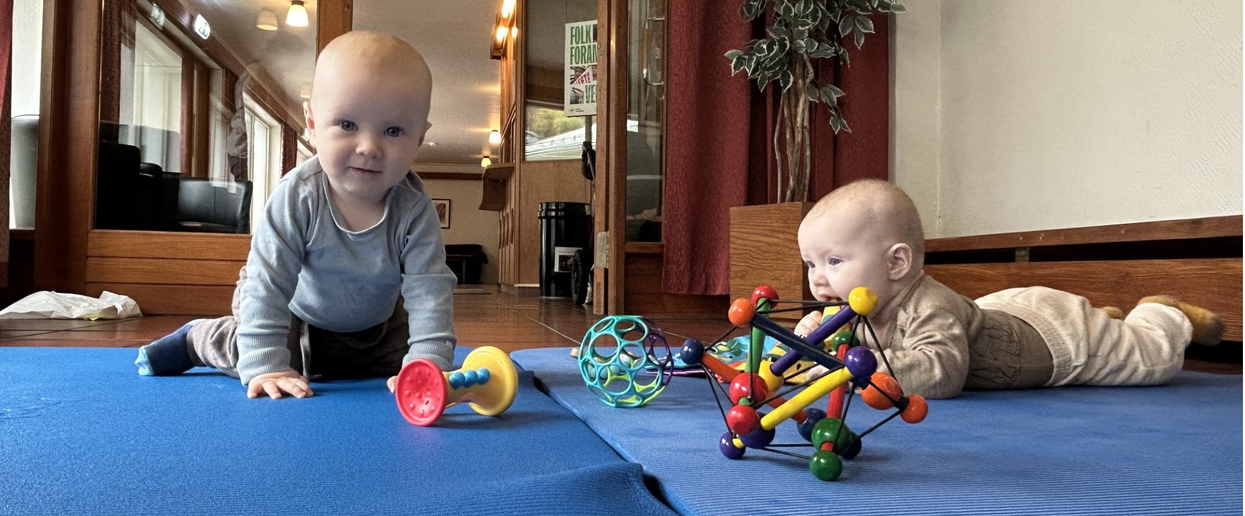 The baby group at the Svelgen community house