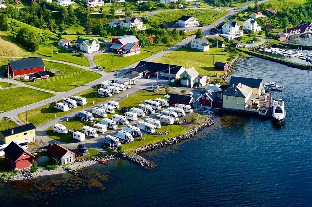 Davik, a fjord village in the Nordfjord part of Bremanger