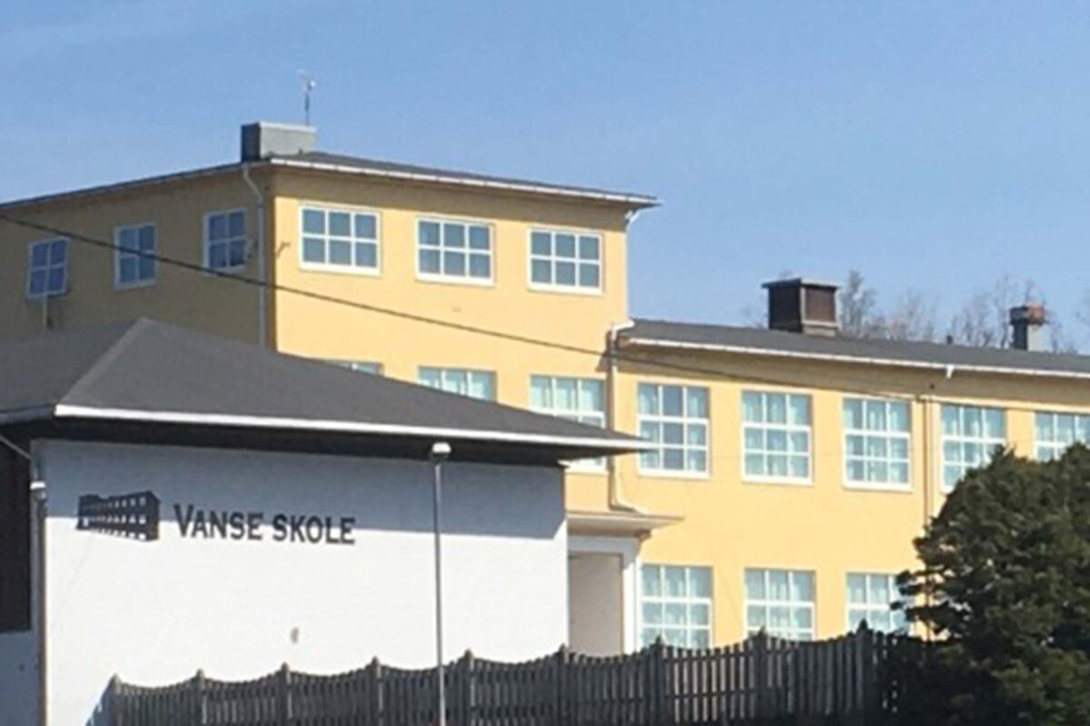 Vanse school — part of the village's education provision