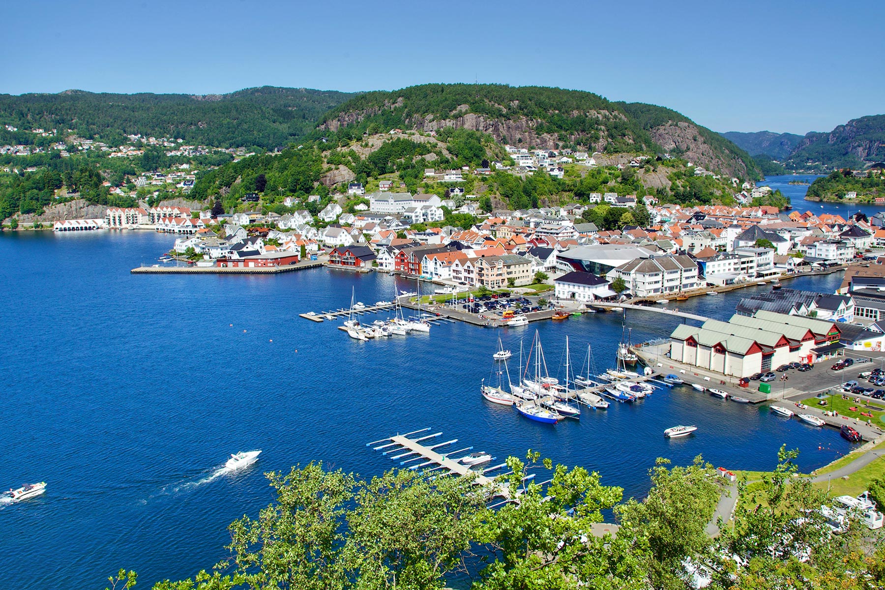 Flekkefjord town centre