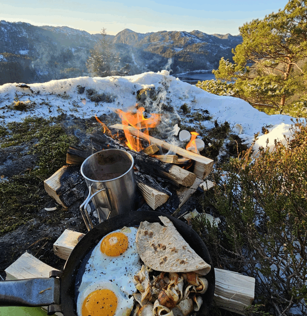 Cooking outdoors