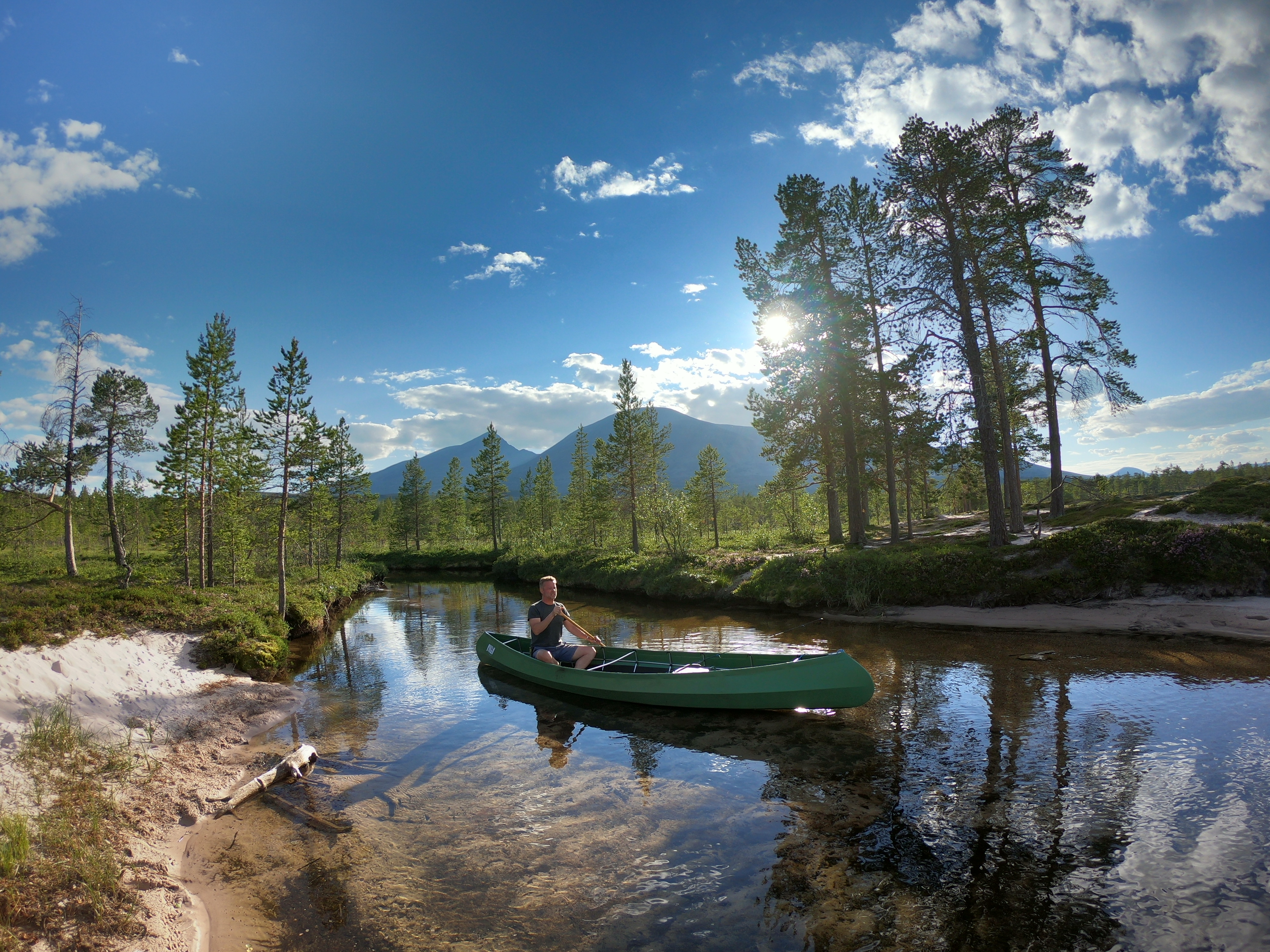 Canoeing in Rendalen