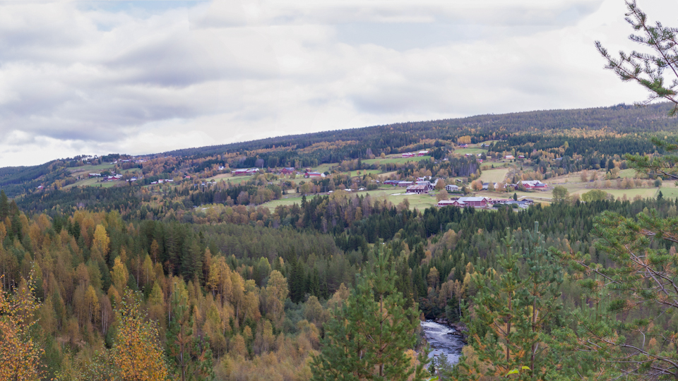 Unsetgrenda — the Unset valley in autumn