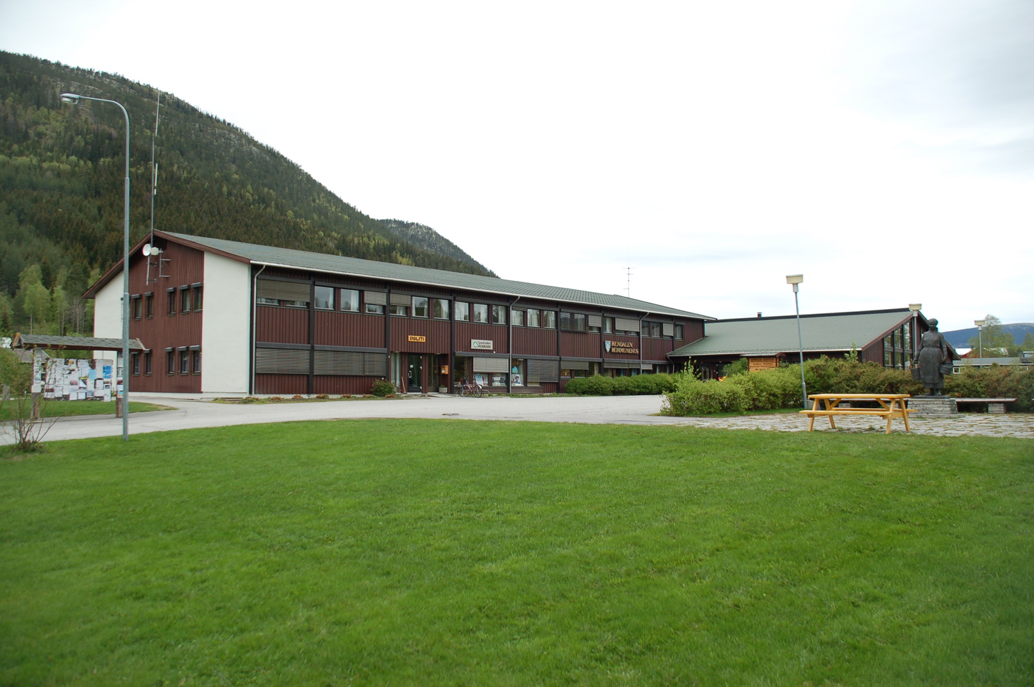 Bergset town hall — the administrative centre of Rendalen