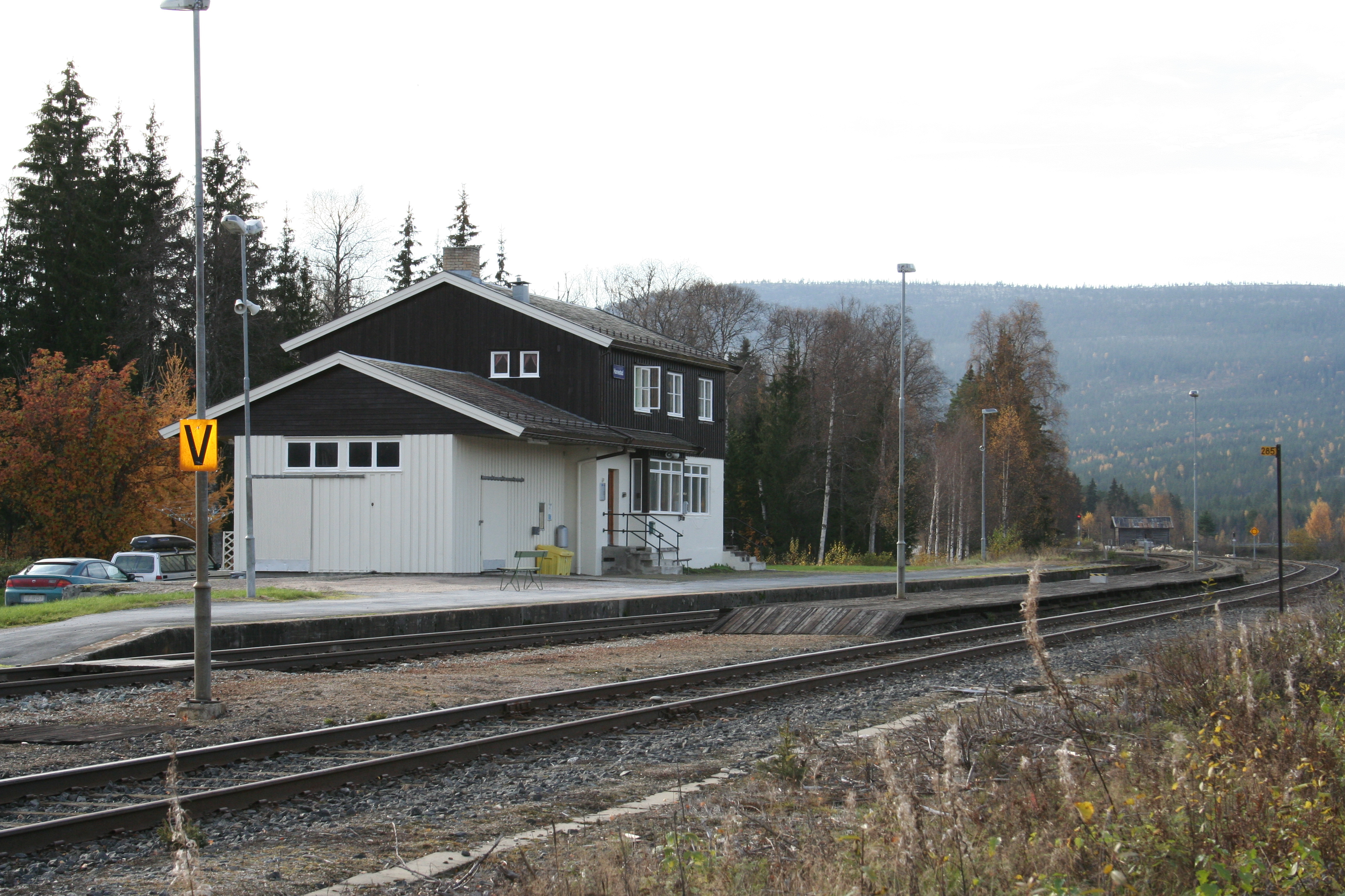 Hanestad — the railway station on the Røros line
