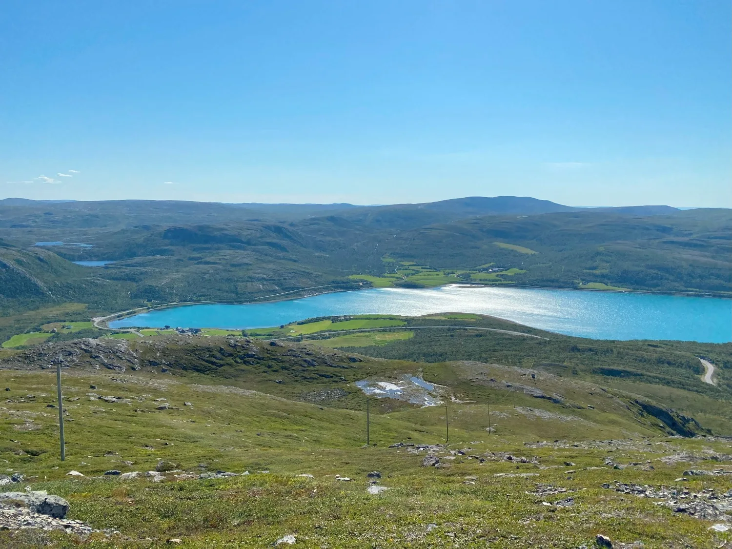 Scenery around Bekkarfjord village