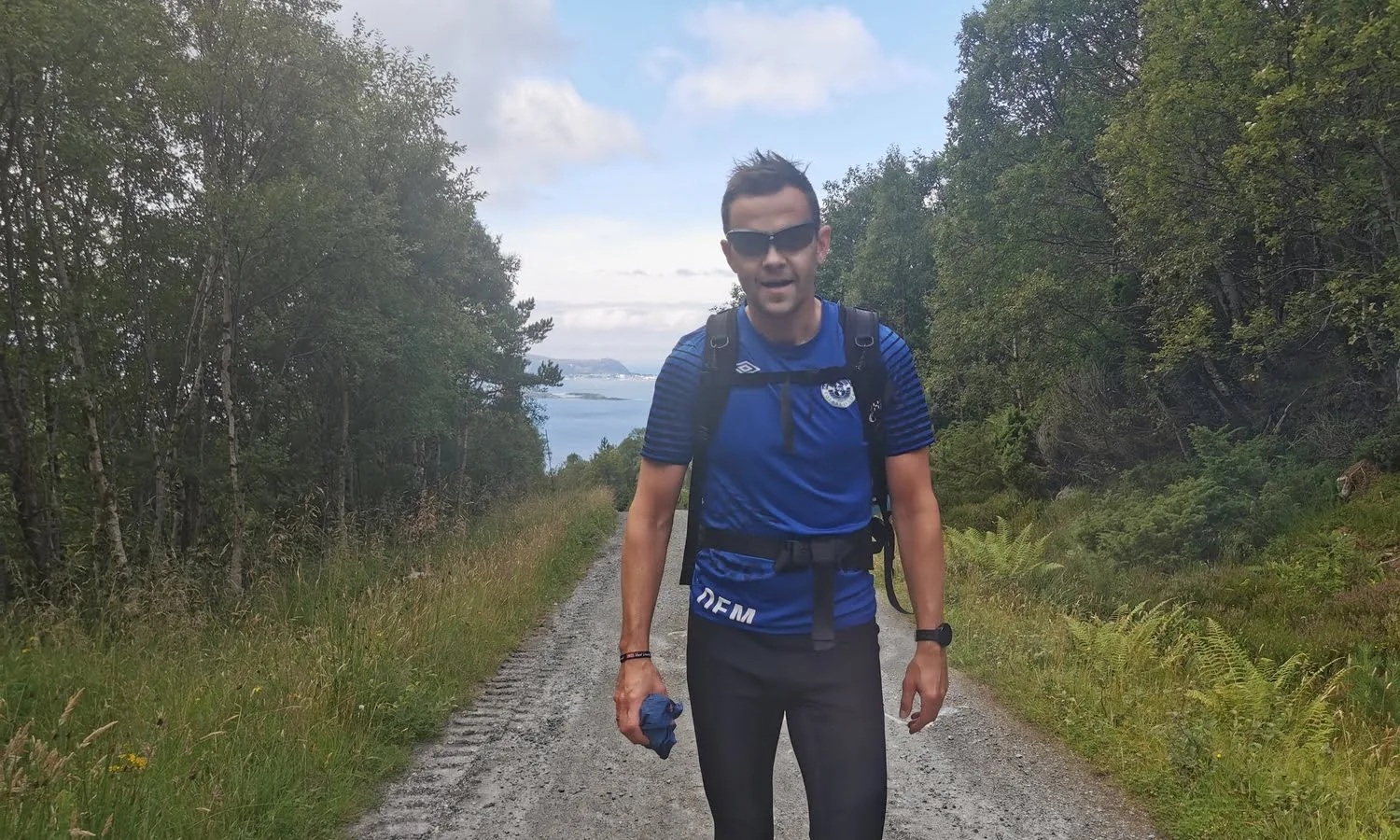 Odd Einar enjoys hiking on Flemsøya
